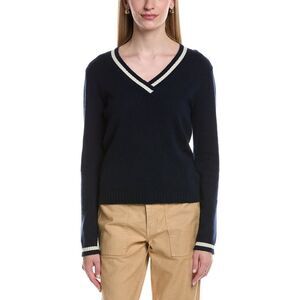 Maison Heritage Womens  Leonie Cashmere Sweater, Blue